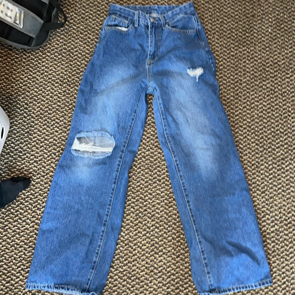 Women’s High/Super High Waisted Baggy Straight Legged Jeans